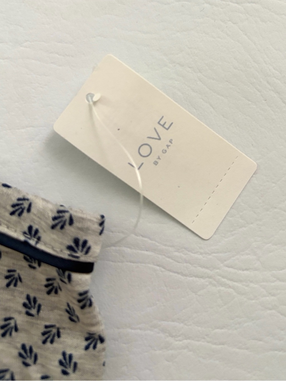 Gap Love By Gap Pajama Set Grey Blue size Small NWT - Picture 8 of 16